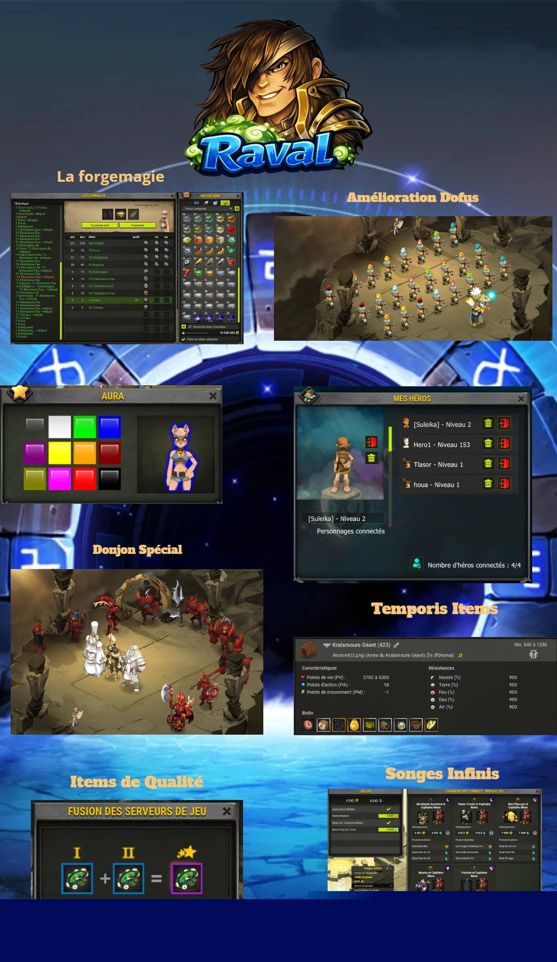 Apercu du serveur Raval 2.51